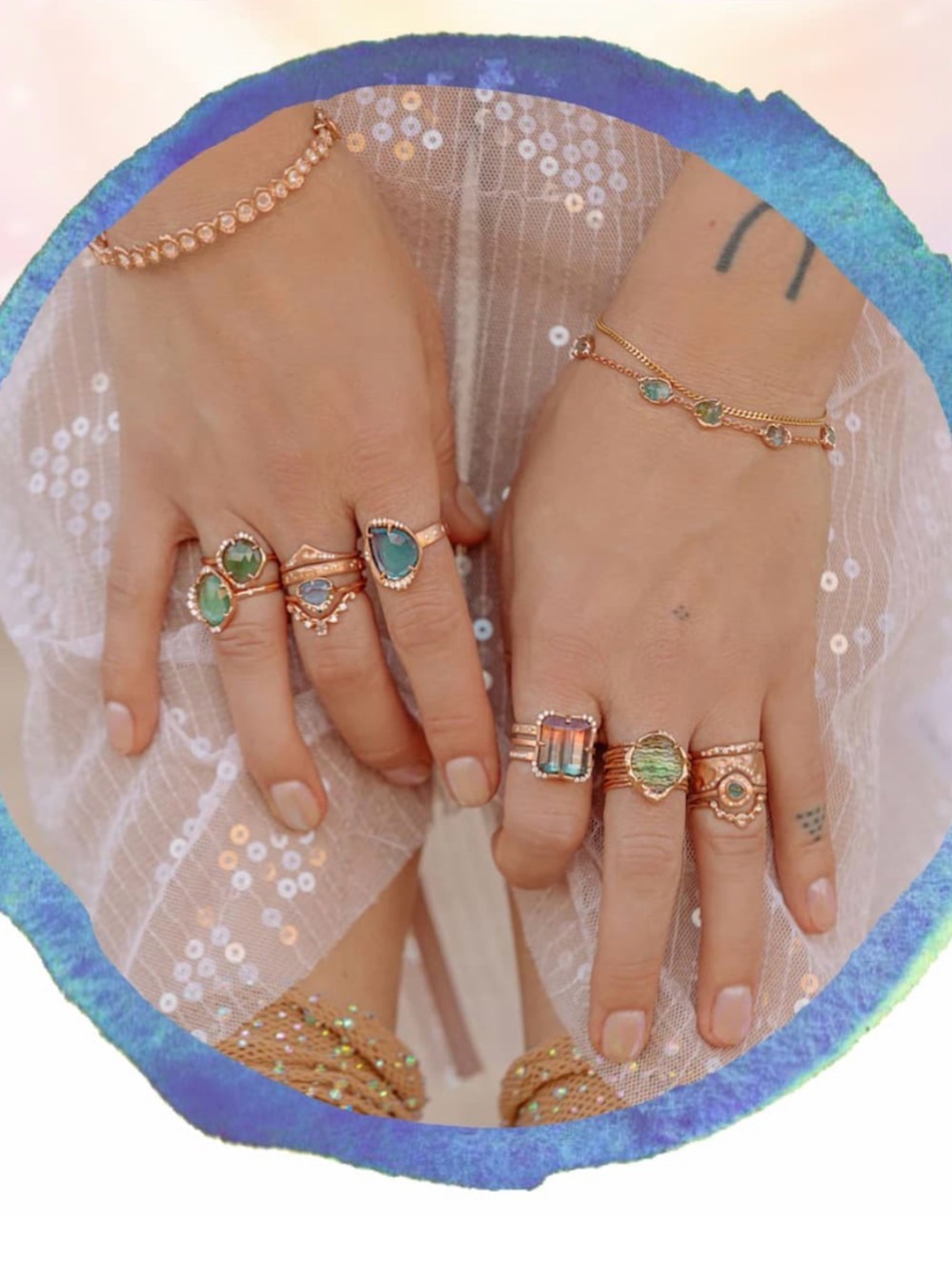 Sirciam Ethereal Stacking Band Rose Gold Size 6.5 - Picture 7 of 10